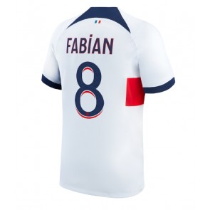 Paris Saint-Germain Fabian Ruiz #8 Udebanetrøje 2023-24 Kort ærmer